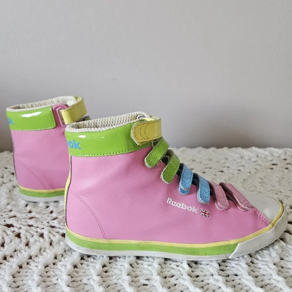 Reebok Classic Remix Straptastic Pastel High Top Sneaker Womens Size 7.5 - Picture 1 of 15